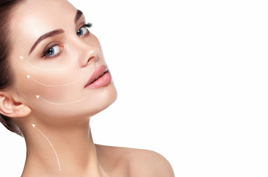 Beautiful Woman With Arrows On Face | Purely Natural Medical Spa in Brooklyn, NY